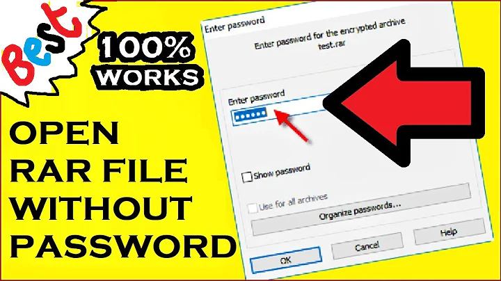 How to Open a RAR File without Password | With Demo | Educational Purpose