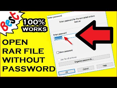 How to Open a RAR File without Password | With Demo