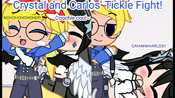 Crystal and Carlos' Tickle Fight!