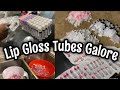 Business Vlog | Lip Gloss Tubes Galore | How to Wash Tubes |Content Update + More
