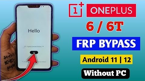 OnePlus 6 | 6T || OnePlus 6 FRP Bypass  || Without PC || 2025 Latest Method ||