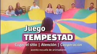Juego 𝐓𝐄𝐌𝐏𝐄𝐒𝐓𝐀𝐃. Paracaídas Atención Exposición Cohesión Dinámica De Grupo