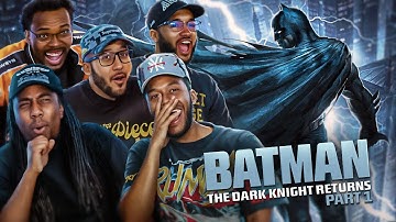 THE DARK KNIGHT RETURNS PART 1 MOVIE REACTION - FIRST TIME WATCHING WAS EPIC!!!