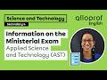 Information on the AST Ministerial Exam | Science and Technology | Alloprof