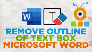 How to Remove Outline of Text Box in MS Word