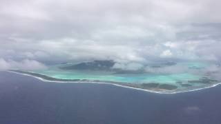 Bora Bora, French Polynesia - Takeoff from Motu Mute Airport HD (2017)