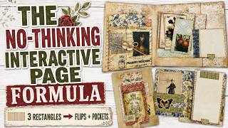 My No-Thinking Formula for Interactive Junk Journal Pages | Stop Guessing!
