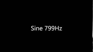 Sine 799Hz Audio Only
