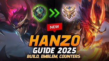 Hanzo Guide 2025: New Best Build, Emblem, Hero Counters | Mobile Legends