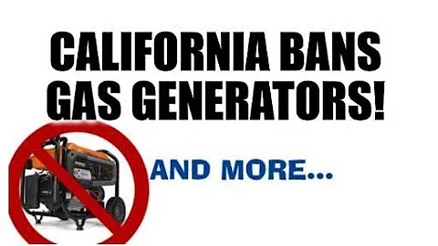 California's Ban on Gas Generators: Impact on Small Businesses and Higher Costs