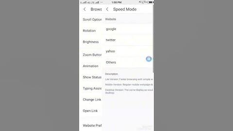 How to view Desktop Version site on UC browser and