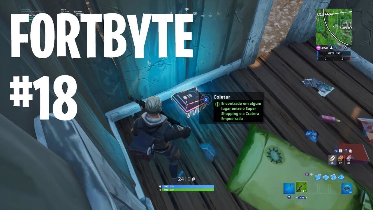 FORTBYTE #18 ENCONTRADO EM ALGUM LUGAR ENTRE O SUPER SHOPPING E A CRATERA EMPOEIRADA