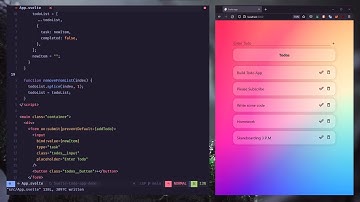 ASMR Keyboard Programming - Build Todo App With SVELTE