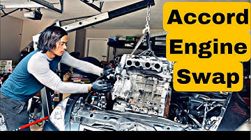 2004 Honda Accord Engine Replacement 2.4L (quick walk through)