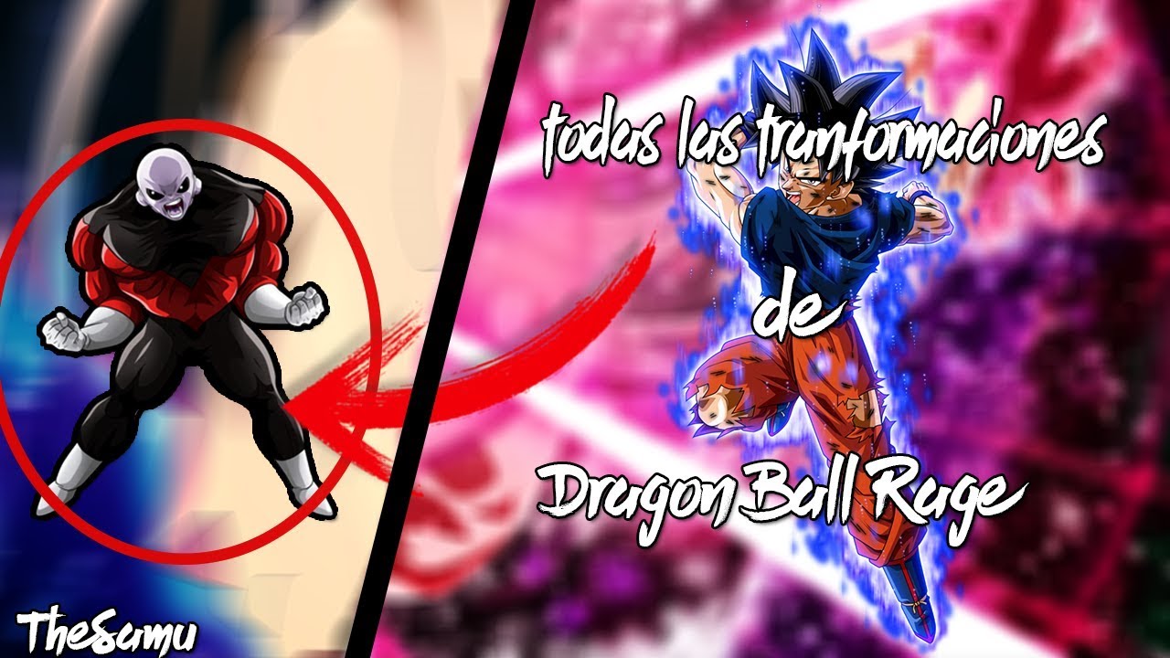 Todas las transformaciones de Dragon Ball Rage