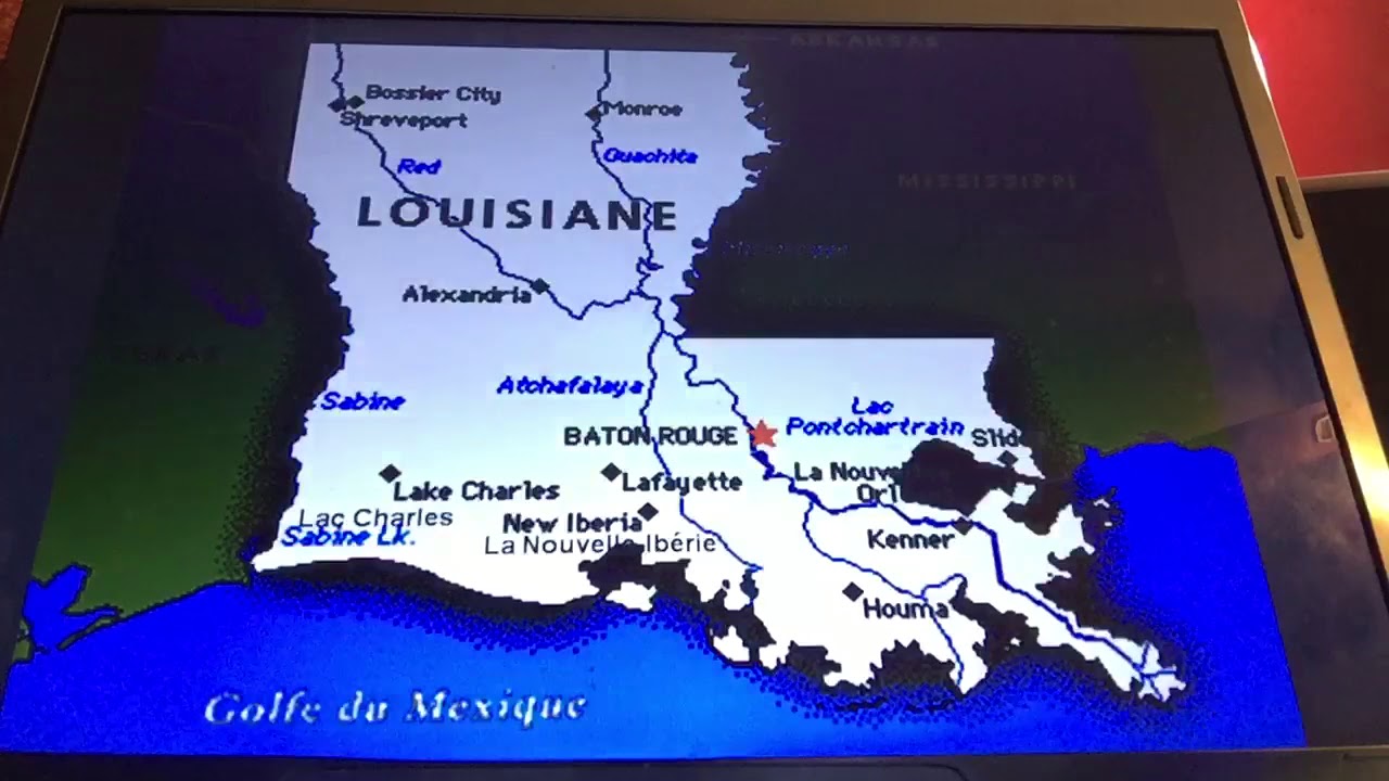 La géographie de la Louisiane - YouTube