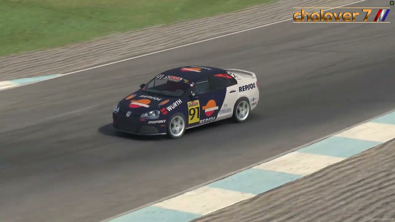 Knockhill Racing Circuit International  - VW Jetta TDi Cup Onboard | iRacing