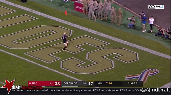 JuWann Winfree (Colorado WR) vs USC - 2017