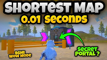 SHORTEST MAP BGMI 🔥 | BGMI NEW WOW MODE | BGMI NEW UPDATE