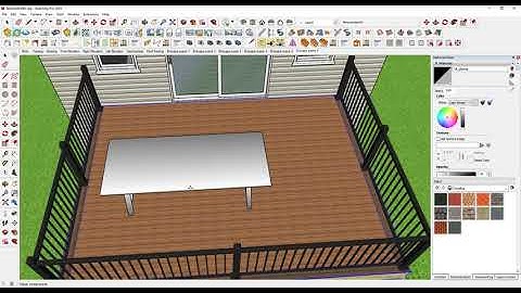 Deck Design With Sketchup and Enscape
