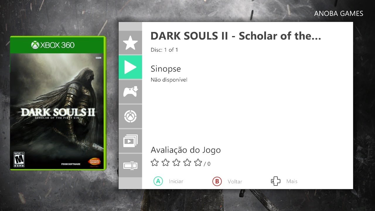 Jogo Xbox 360 Dark Souls 2 LT 3.0 - Videogames - Nossa Senhora da  Apresentação, Natal 1122573443