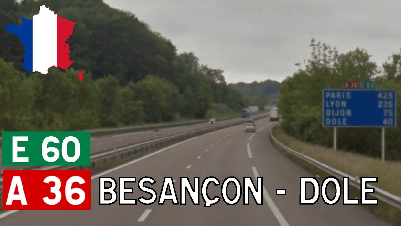France (F): A36 Besançon - Dole