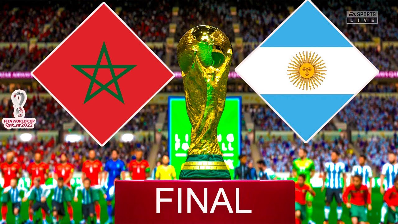 FIFA 23 Argentina vs Morocco FINAL FIFA World Cup 2022 Qatar