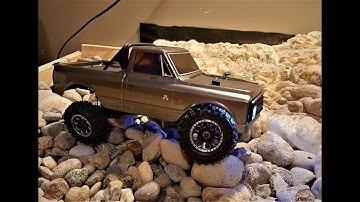 Axial SCX24 Beadlock wheels and RC4WD Tire Install / Test
