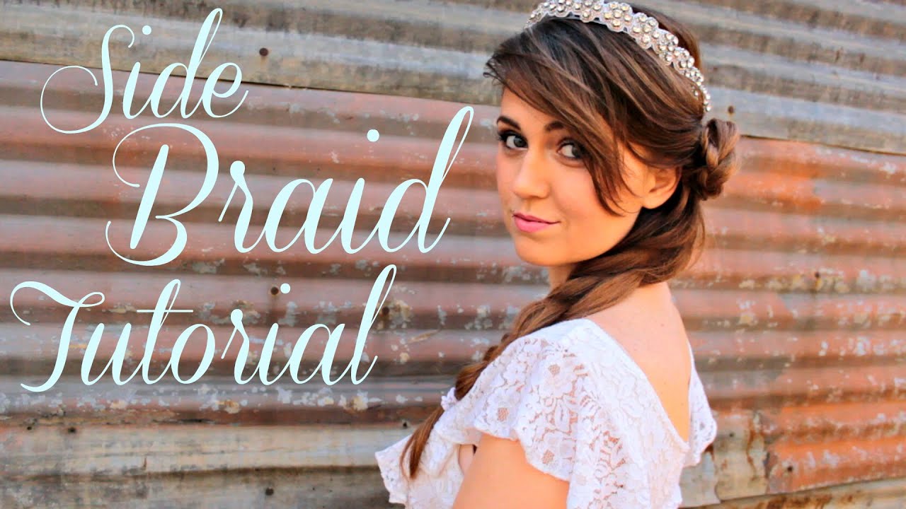 Big Side Braid Rosette Braid Hair Tutorial Featuring Infinity Headbands ...