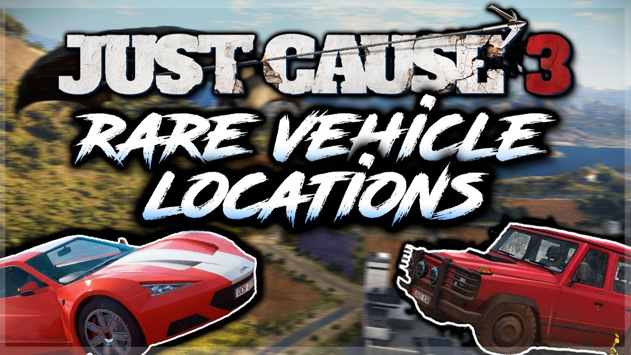 JUST CAUSE 3 ALL RARE VEHICLE LOCATIONS (Squalo X7, Verdeleon 3