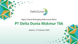 Delta Dunia - RUPSLB - Truevindo EO