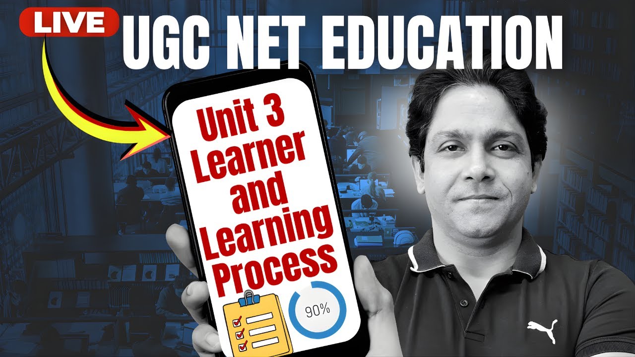 UGC NET Education Unit 3 Learner and Learning Process #educators_plus ...