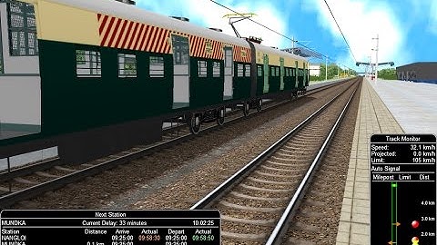 64911 New Delhi/NDLS To Rohtak/ROK Memu Train Part Two || IR In MSTS Open Rail