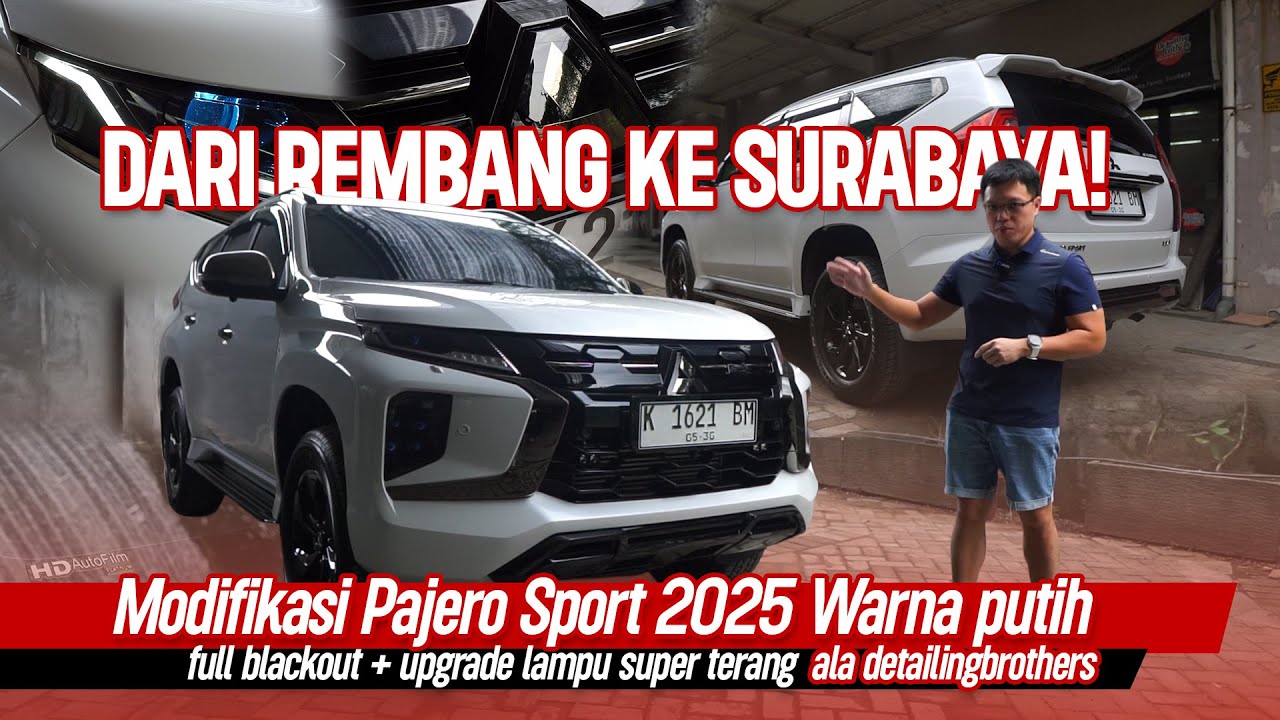 HASILNYA TOPP ABISS! MODIFIKASI PAJERO SPORT 2025, BELAIN DARI REMBANG KE SURABAYA!