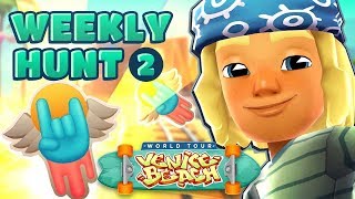 Subway Surfers Weekly Hunt - Collecting Skater Stickers In Venice Beach Week 2
