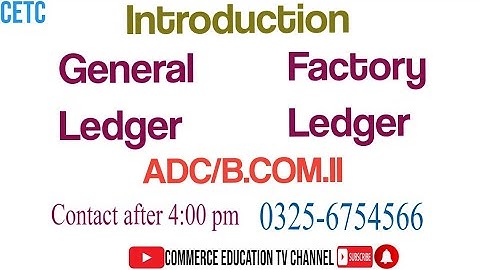 Cost Accounting / B.Com./ADC - Lecture 11