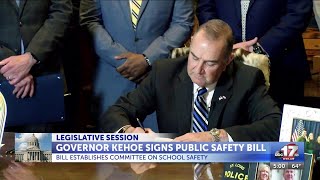 Governor Kehoe signs wide-ranging public safety bill