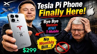 Tesla Pi Phone: Finally Here Musk’s New Statment! NO Bills Starlink Direct-to-cell, Solar Tech,