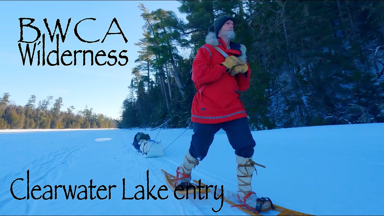 Solo winter camping trip in the BWCA 2025.