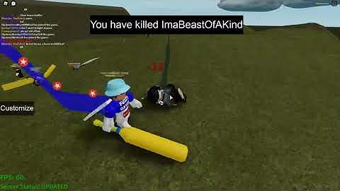 Being a tryhard in Ragdoll System Test (Going to 250 kills)