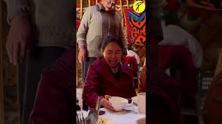 Kyrgyzstan Travel Vlog: What we eat in Kyrgyzstan! 🇰🇬 Youtube Shorts