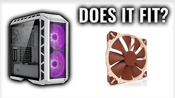 Cooler Master H500P Mesh – How to Mod/Fit/Replace fans with Noctua 200mm NF-A20