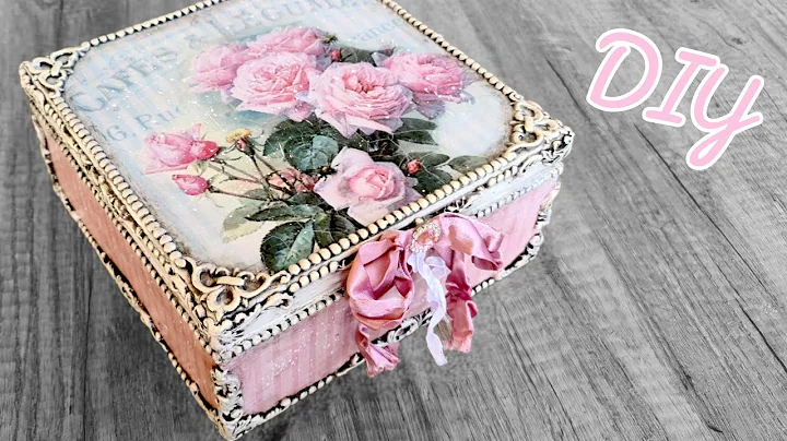 Jewelry Box  Decoupage on Wood @Crazy Ruth DIY