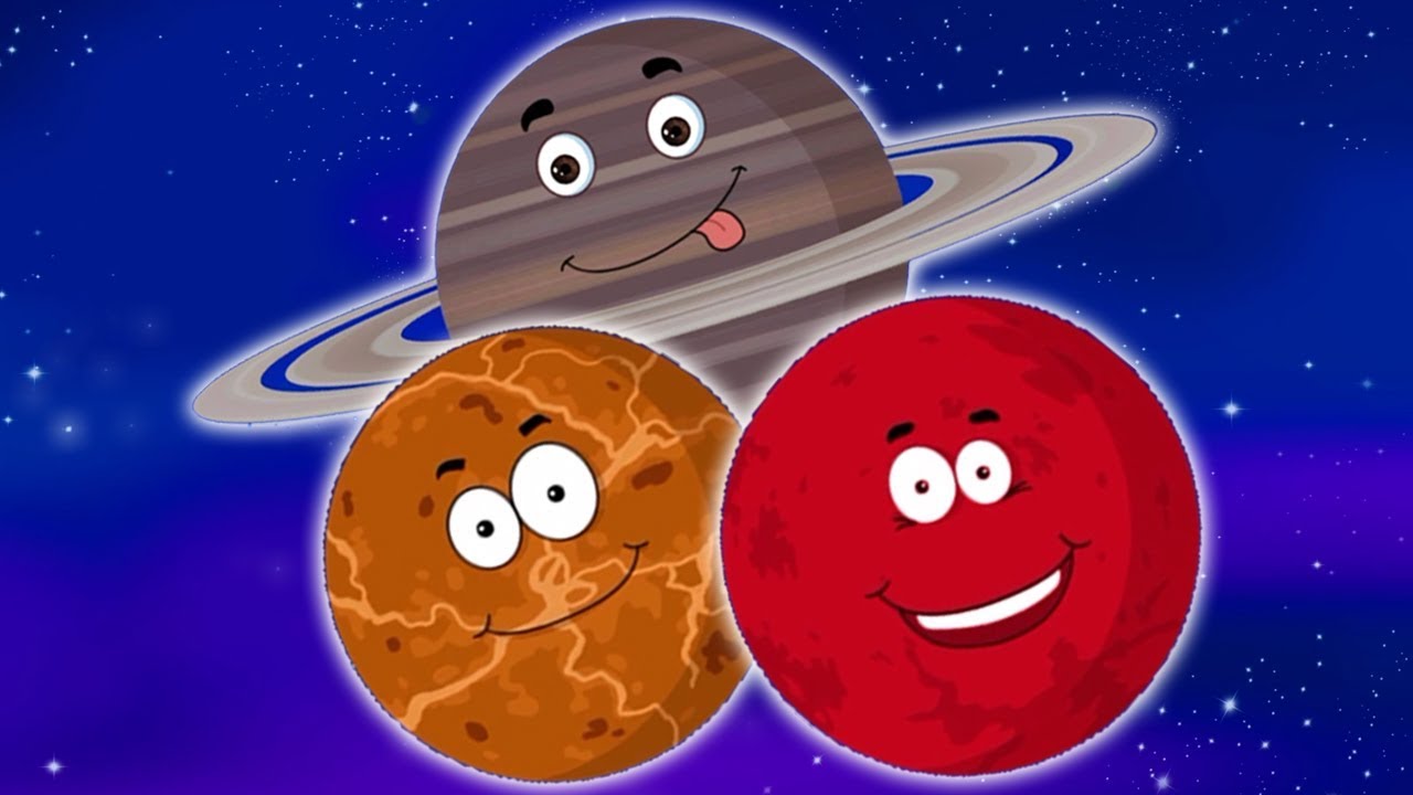 ⁣Планеты Песни | узнать солнечную систему | 9 планет для детей | Planets Songs | Eudcational Rhyme