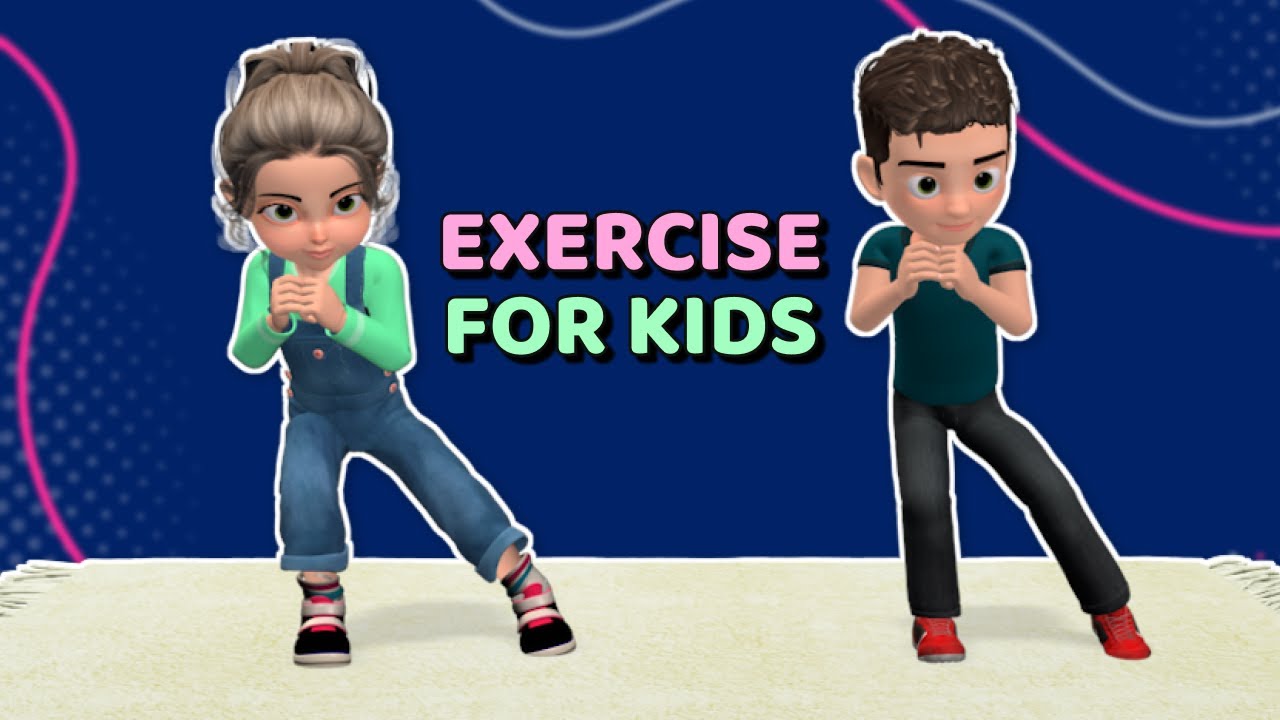 15-MIN FULL BODY FITNESS EXERCISE FOR KIDS - YouTube