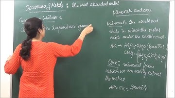 CHEM-X-3-08 Occurrence of Metals Pradeep Kshetrapal  channel