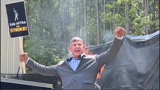 Harrison Ford’s Stunt Double Set Himself On Fire At Atlanta Actors Rally