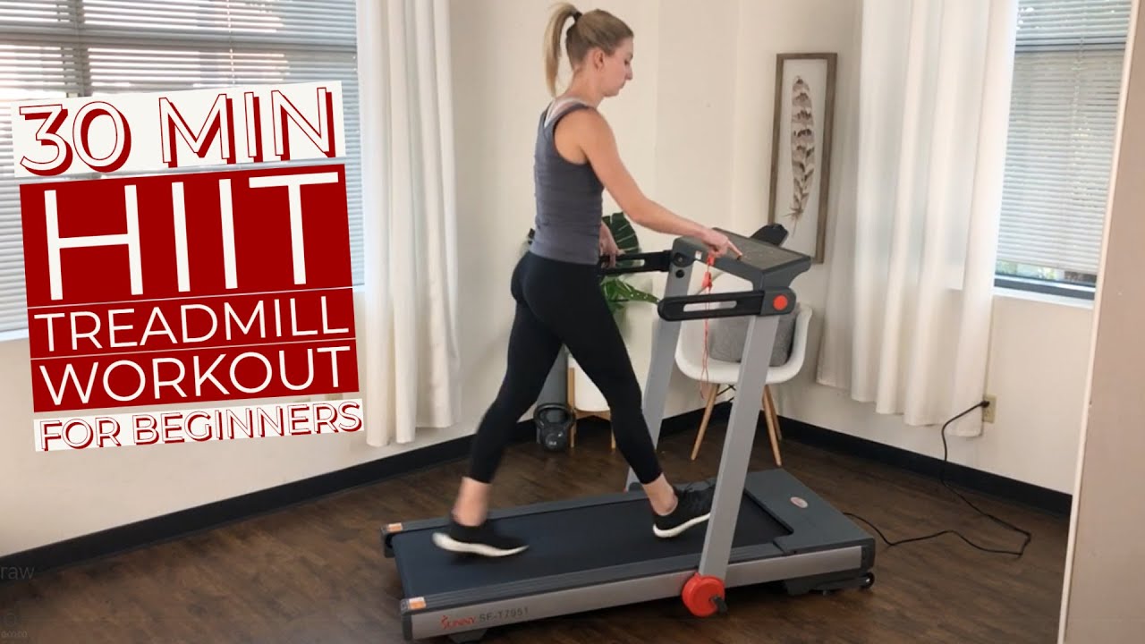 6 Day 30 Minute Beginner Treadmill Workout for Burn Fat fast