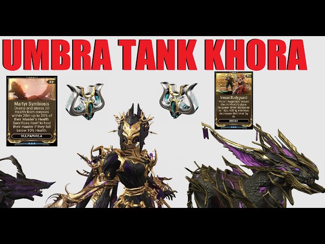 WARFRAME] UMBRAL TANK KHORA PRIME BUILD! Better Than Expected And Easy To  Play l Tennocon 2022 