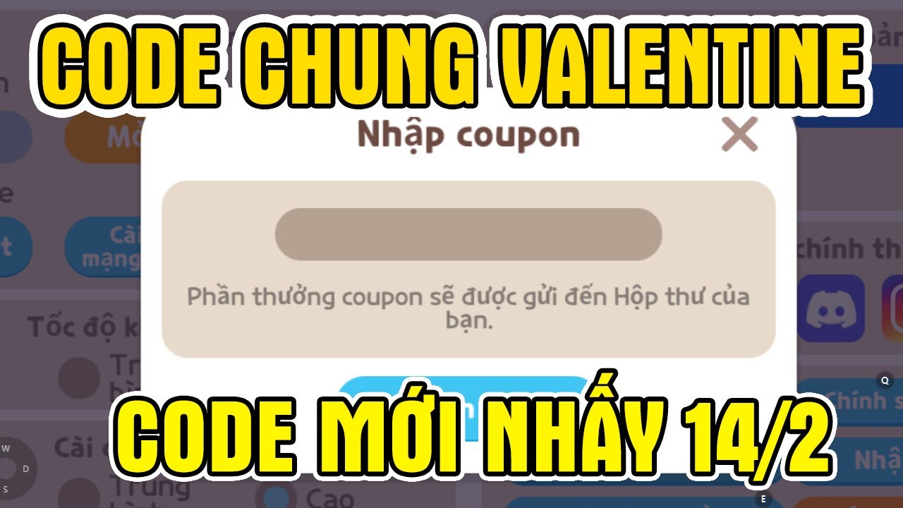 CODE CHUNG VALENTINE MỚI NHẤT NHẤT 14/2 | PLAY TOGETHER - YouTube